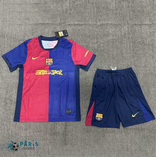 Maillotparis Achat Maillot Foot Barcelone Enfant Domicile co-marqué 2025/26
