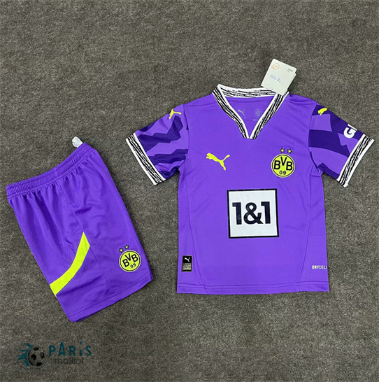 Maillotparis Soldes Maillot Foot Borussia Dortmund Enfant Violet 2025/26