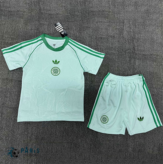Maillotparis Flocage Maillot Foot Celtic Enfant Vert 2025/26