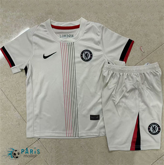 Maillotparis Flocage Maillot Foot Chelsea Enfant Blanc 2025/26