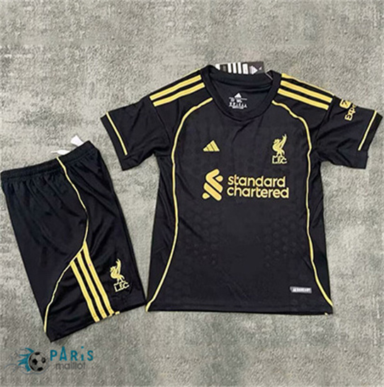 Maillotparis Soldes Maillot Foot Liverpool Enfant Exterieur 2025/26