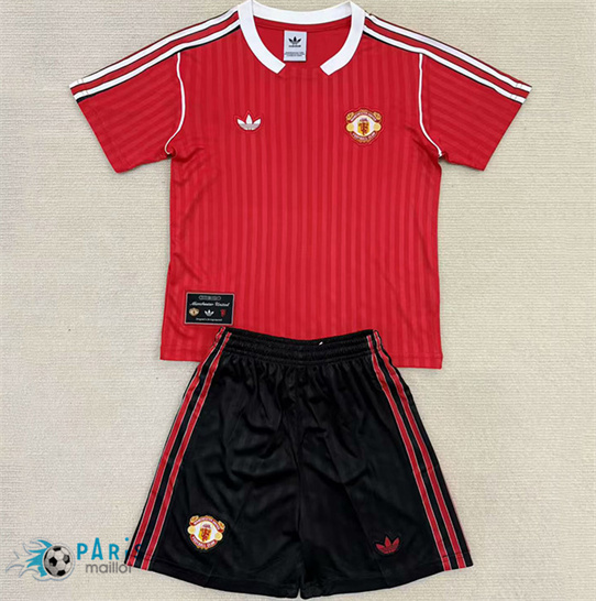 Maillotparis Soldes Maillot Foot Manchester United Enfant Special Rouge 2025/26