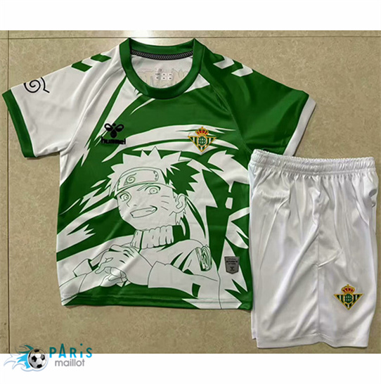 Maillotparis Soldes Maillot Foot Real Betis Enfant Naruto 2025/26