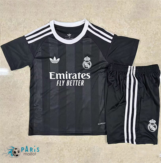 Maillotparis Acheter Maillot Foot Real Madrid Enfant Gardien de but Noir 2025/26
