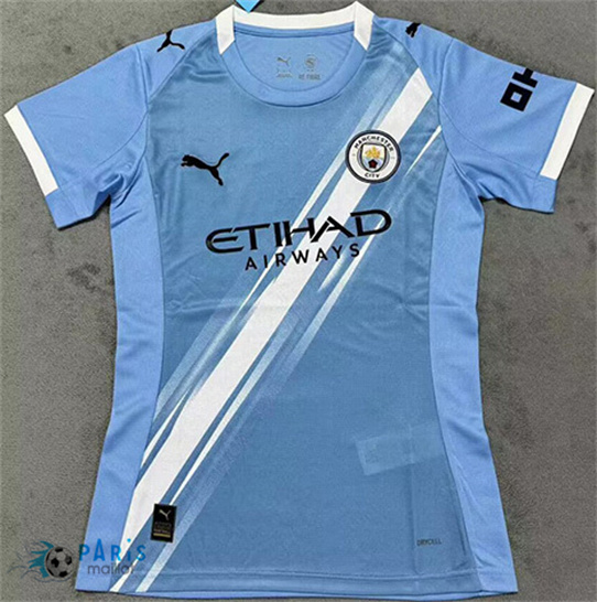 Maillotparis Flocage Maillot Foot Manchester City Femme Domicile 2025/26