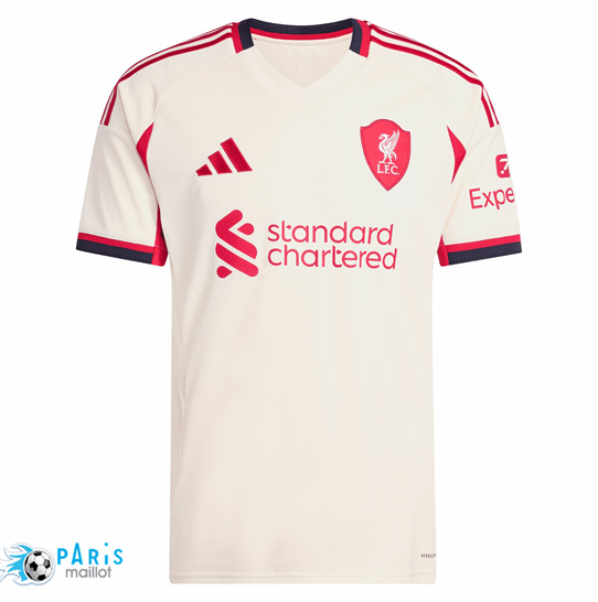 Maillotparis Marque Maillot Foot Liverpool Exterieur 2025/26