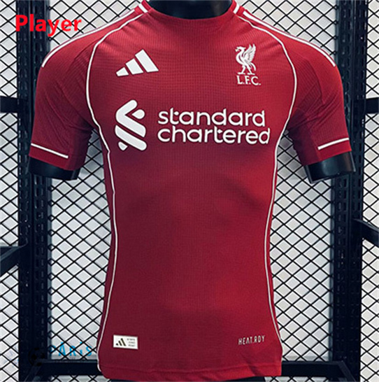 Maillotparis Soldes Maillot Foot Liverpool Player Domicile 2025/26