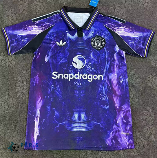 Maillotparis Site Maillot Foot Manchester United Special Gold Cup 2025/26