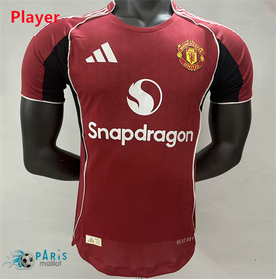 Maillotparis Flocage Maillot Foot Manchester United Player Domicile 2025/26