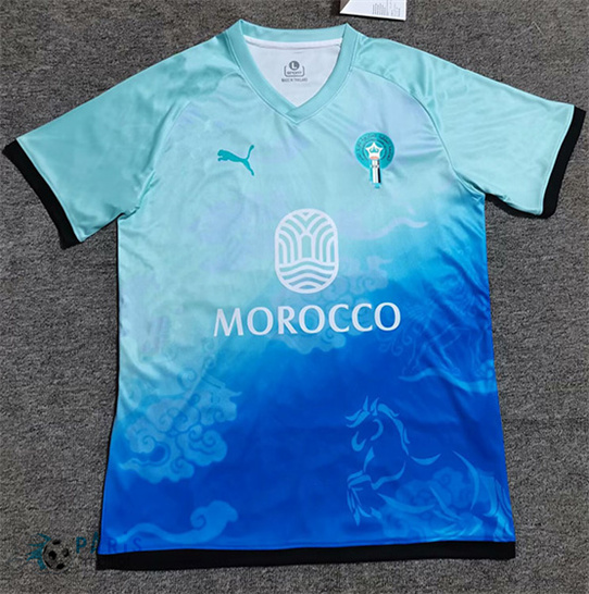 Maillotparis Acheter Maillot Foot Maroc Training Bleu 2025/26