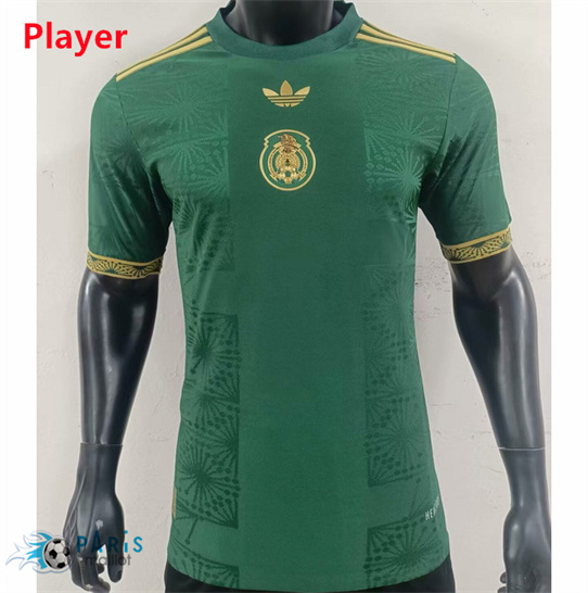 Maillotparis Acheter Maillot Foot Mexique Player Gold Cup Special Vert 2025/26