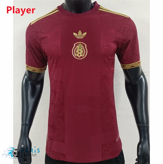 Maillotparis Créer Maillot Foot Mexique Player Gold Cup Special Rouge 2025/26