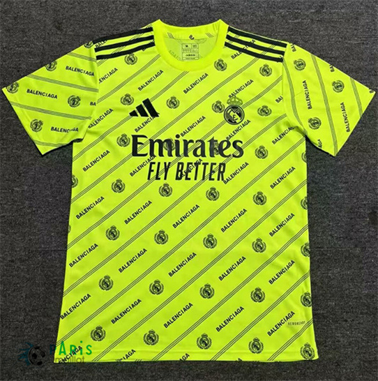 Maillotparis Prix Maillot Foot Real Madrid co-branded Vert 2025/26