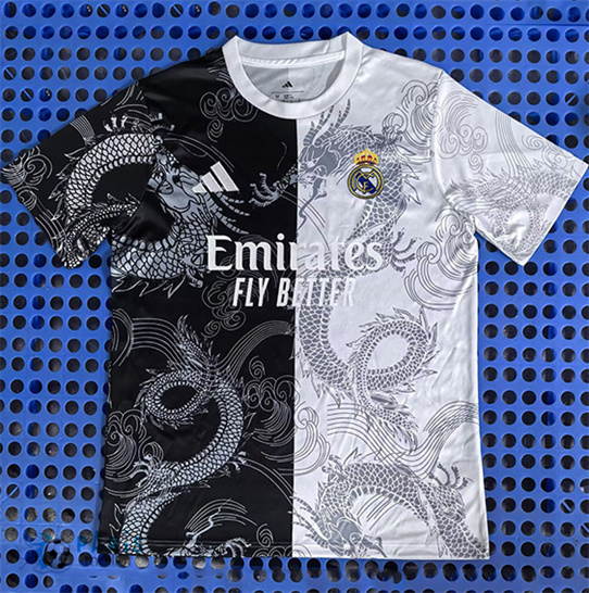Maillotparis Soldes Maillot Foot Real Madrid Training dragon 2025/26