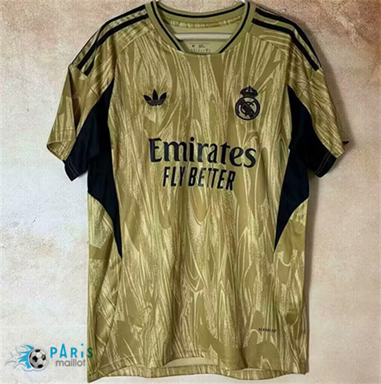 Maillotparis Soldes Maillot Foot Real Madrid Special Golden Clover 2025/26