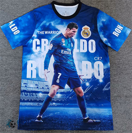Maillotparis Prix Maillot Foot Real Madrid Cristiano Ronaldo Special Bleu 2025/26