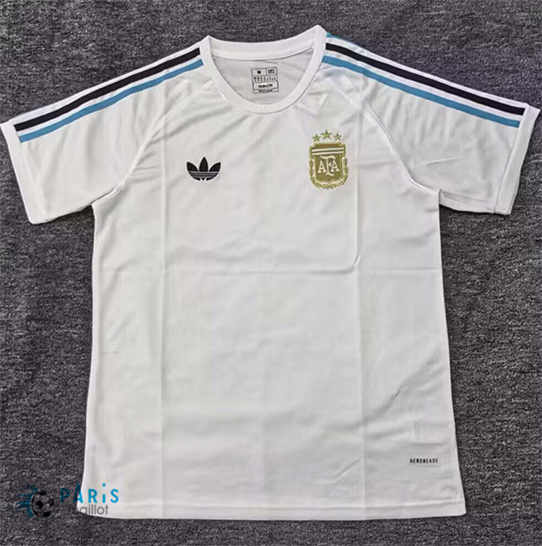 Achat Maillot Foot Argentine Training Blanc 2025/26