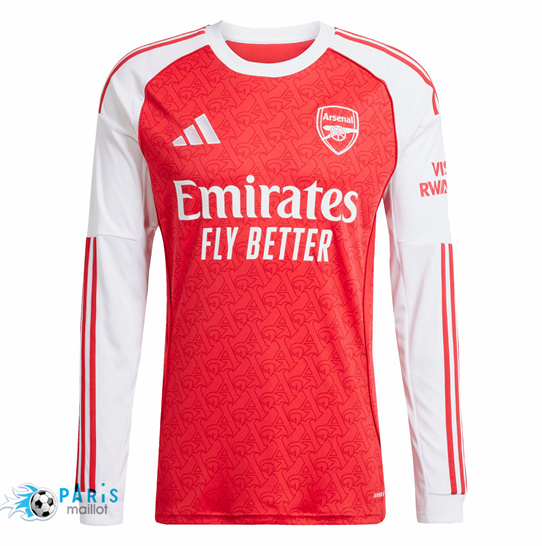 Marque Maillot Foot Arsenal Domicile Manche Longue 2025/26