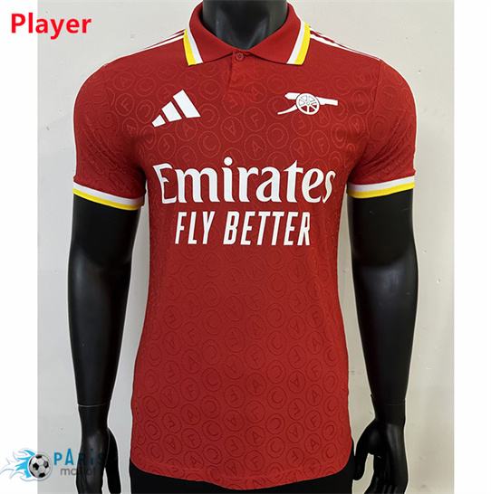 Soldes Maillot Foot Arsenal Player Rouge 2025/26
