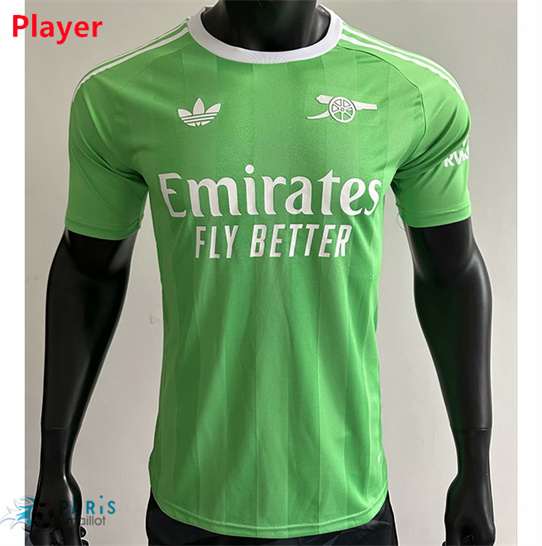 Acheter Maillot Foot Arsenal Player Gardien de but Vert 2025/26
