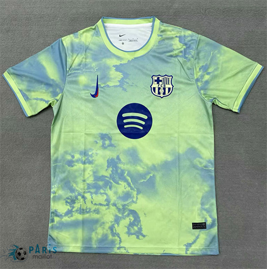 Nouveau Maillot Foot Barcelone Grass Vert 2025/26