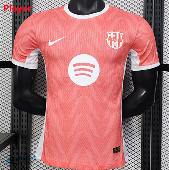 Flocage Maillot Foot Barcelone Player Special Rose/Rouge 2025/26