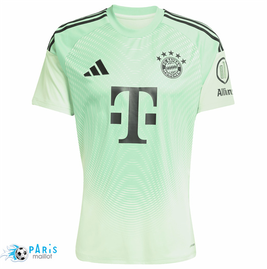 Acheter Maillot Foot Bayern Munich Gardien de but Vert 2025/26