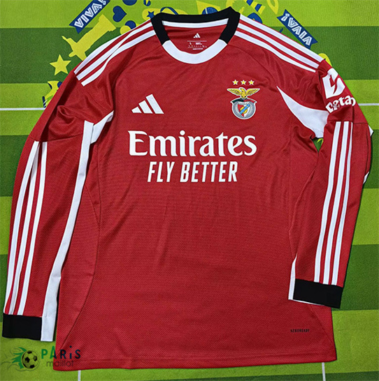 Soldes Maillot Foot Benfica Domicile Manche Longue 2025/26