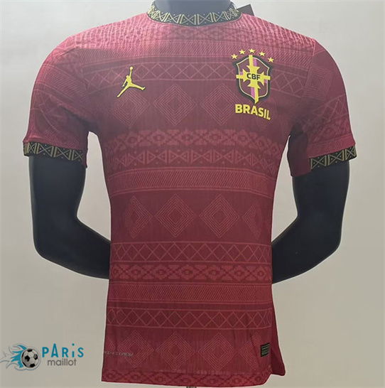 Flocage Maillot Foot Brésil Player Spécial Rouge 2025/26