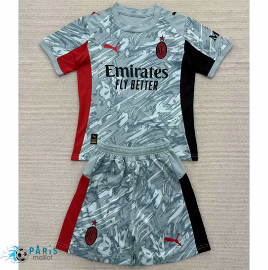 Marque Maillot Foot AC Milan Enfant Gardien de but Bleu 2025/26