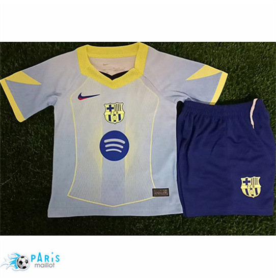 Prix Maillot Foot Barcelone Enfant Bleu 2025/26