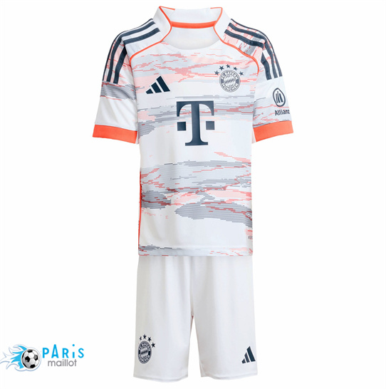Prix Maillot Foot Bayern Munich Enfant Exterieur 2025/26