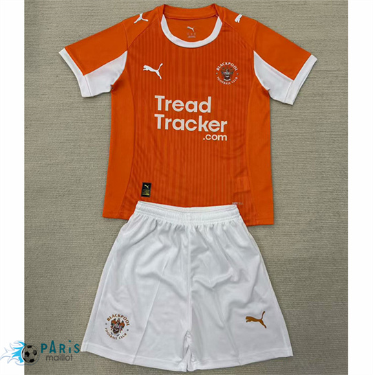 Soldes Maillot Foot Blackpool Enfant Domicile 2025/26