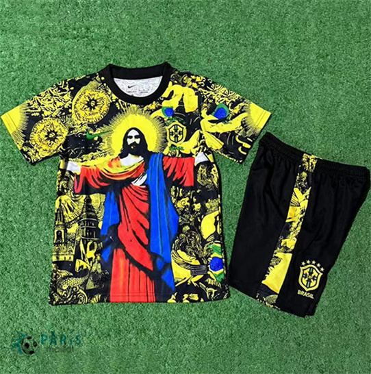 Marque Maillot Foot Brésil Enfant Jaune 2025/26