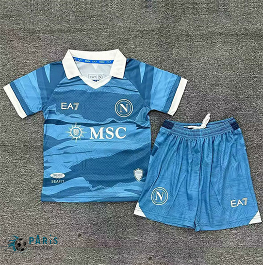 Soldes Maillot Foot Naples Enfant Édition limitée 2025/26