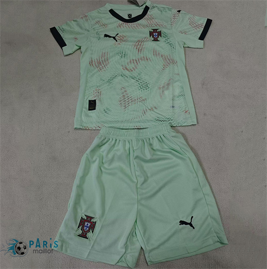 Flocage Maillot Foot Portugal Enfant Vert 2025/26