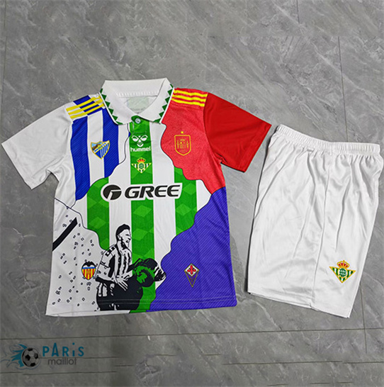 Soldes Maillot Foot Real Betis Enfant commémorative 2025/26