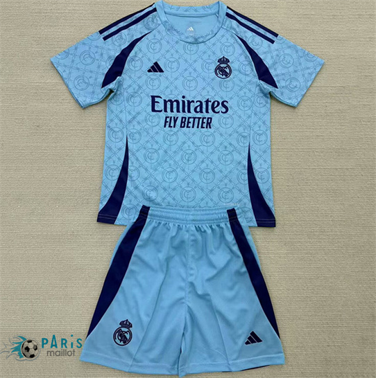 Achat Maillot Foot Real Madrid Enfant Bleu 2025/26