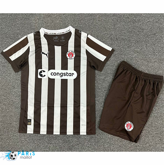 Soldes Maillot Foot St. Pauli Enfant Domicile 2025/26