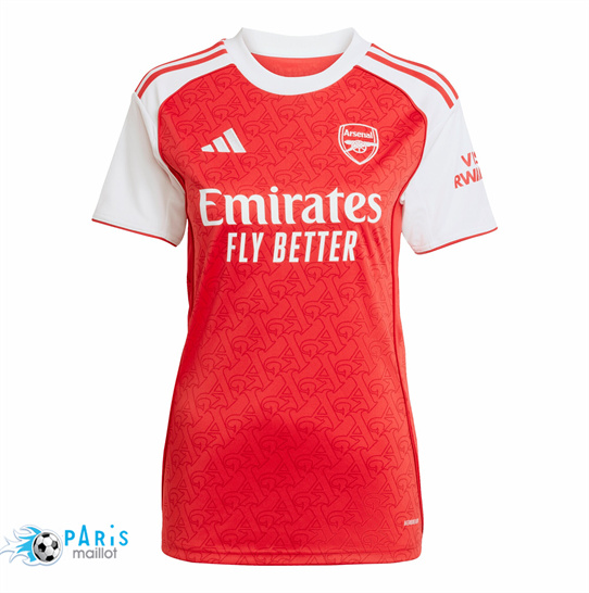 Soldes Maillot Foot Arsenal Femme Domicile 2025/26