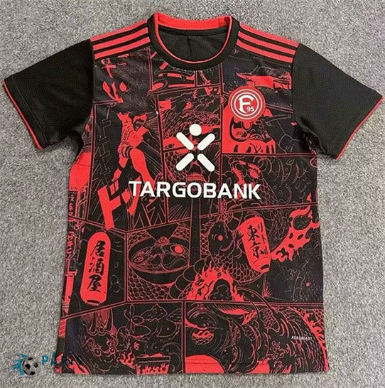 Prix Maillot Foot Fortuna Düsseldorf Special Noir/Rouge 2025/26