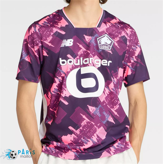Nouveau Maillot Foot Lille OSC Exterieur 2025/26