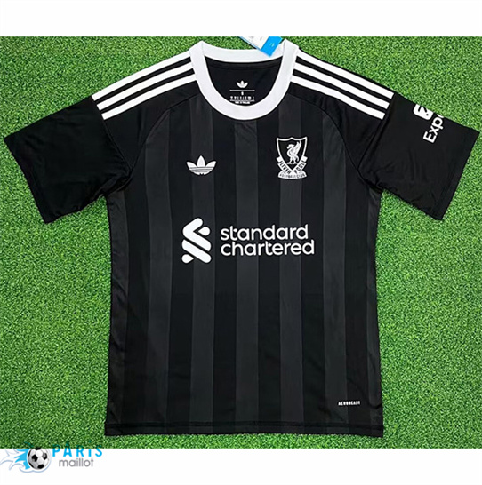 Prix Maillot Foot Liverpool Gardien de but Noir 2025/26