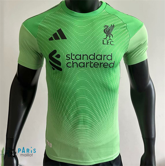 Flocage Maillot Foot Liverpool Player Gardien de but Vert 2025/26