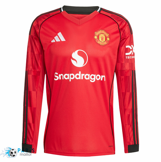 Acheter Maillot Foot Manchester United Domicile Manche Longue 2025/26