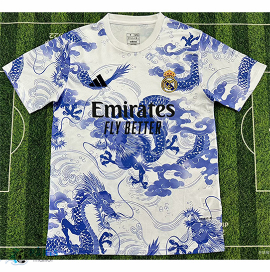 Prix Maillot Foot Real Madrid Blanc/Bleu 2025/26