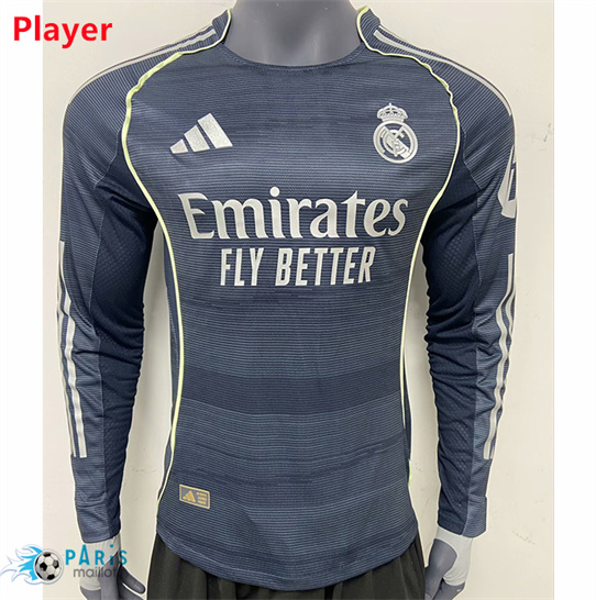 Prix Maillot Foot Real Madrid Player Exterieur Manche Longue 2025/26