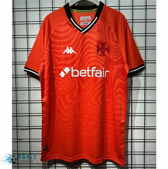 Nouveau Maillot Foot Vasco FC Gardien de but Orange 2025/26