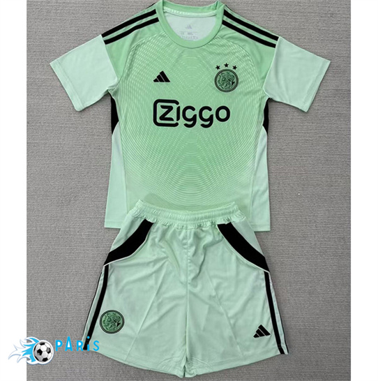Maillot Foot Ajax Enfant Vert 2025/26