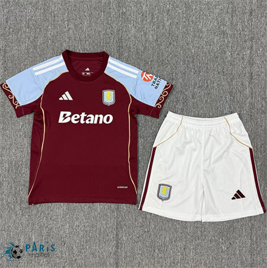 Maillot Foot Aston Villa Enfant Domicile 2025/26